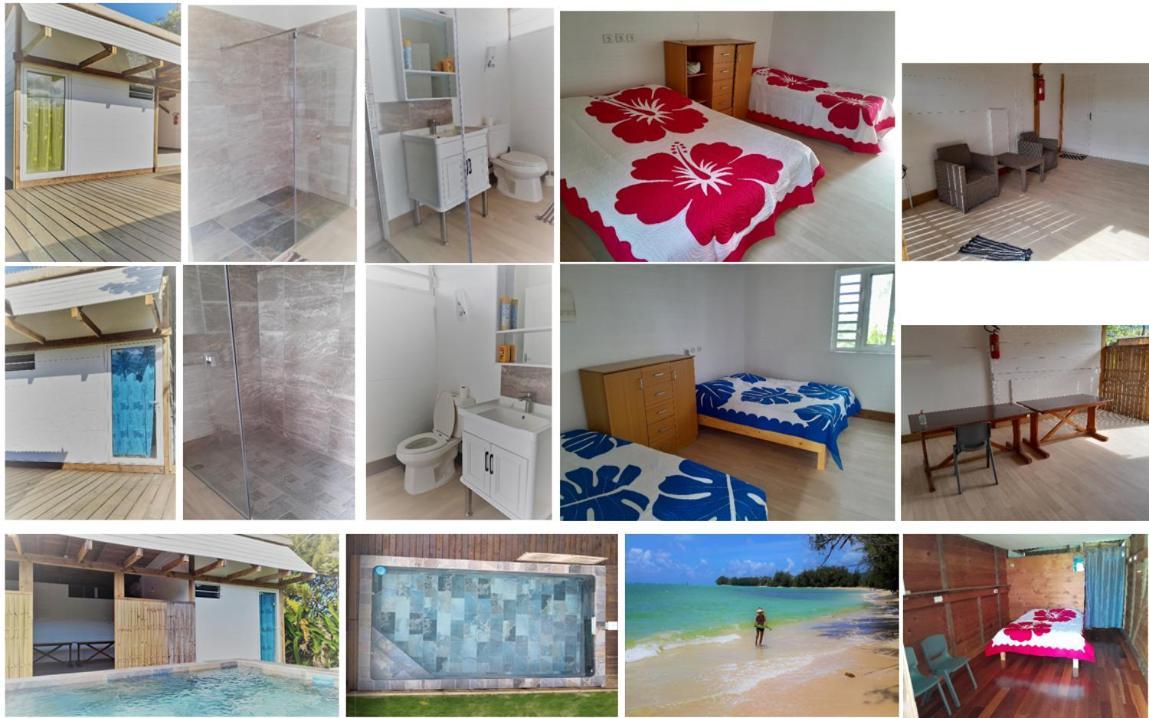 Mara'Ai Le Spot Tubuai, Chambre Triple Deluxe Mahu Sdb Privee Avec Piscine Mataura Экстерьер фото